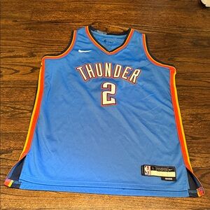 Oklahoma City Thunder youth jersey size large